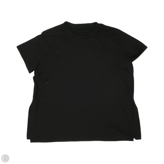 Top Short Sleeve By Cmf In Black, Size: Xl