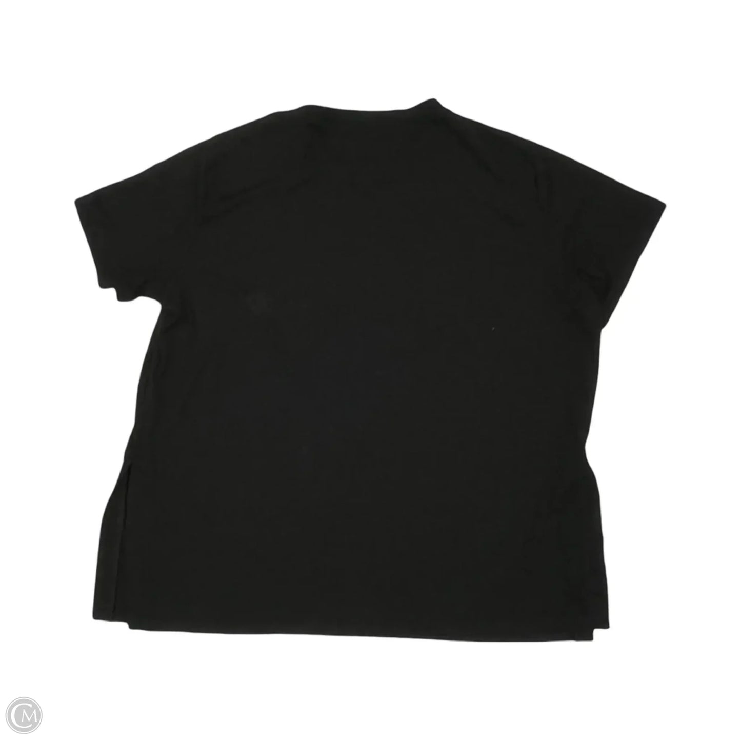 Top Short Sleeve By Cmf In Black, Size: Xl