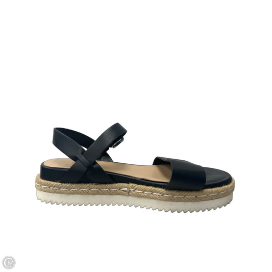 Sandals Flats By A New Day In Black, Size: 8.5