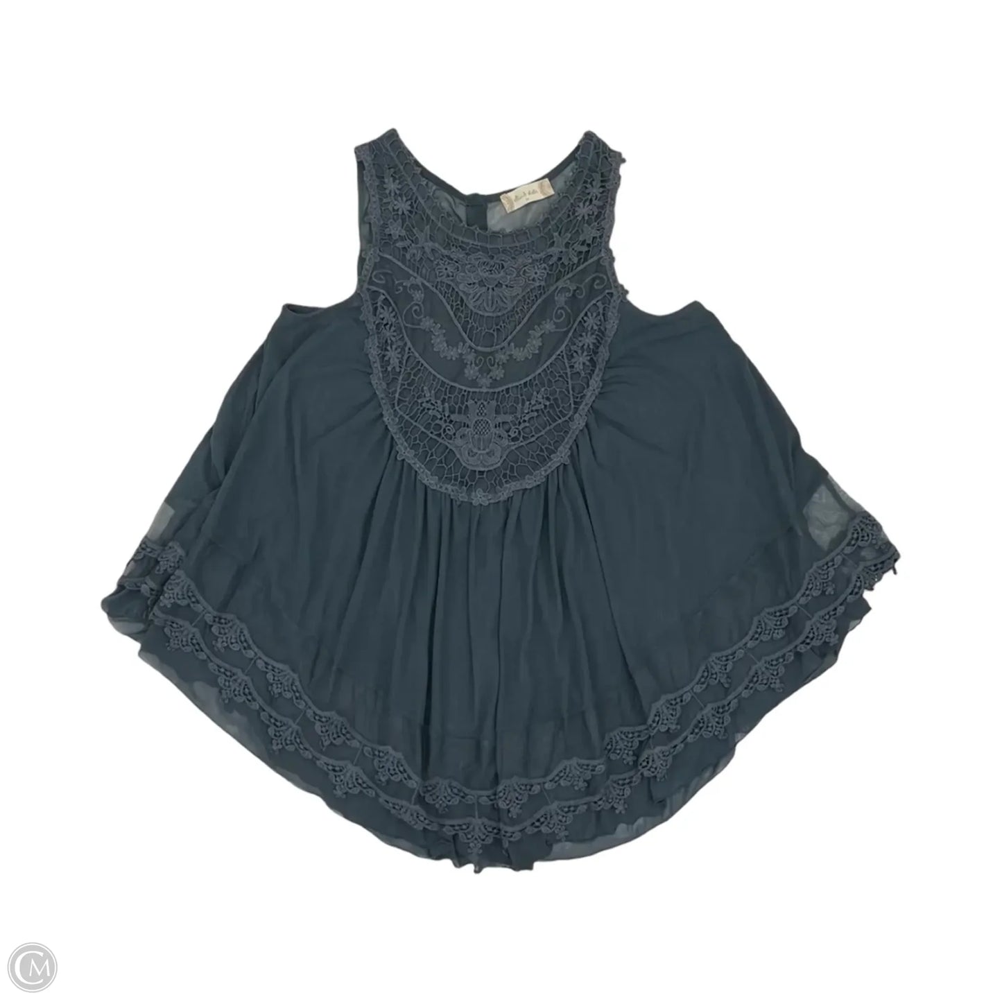 Blouse Sleeveless By Altard State In Grey, Size: M
