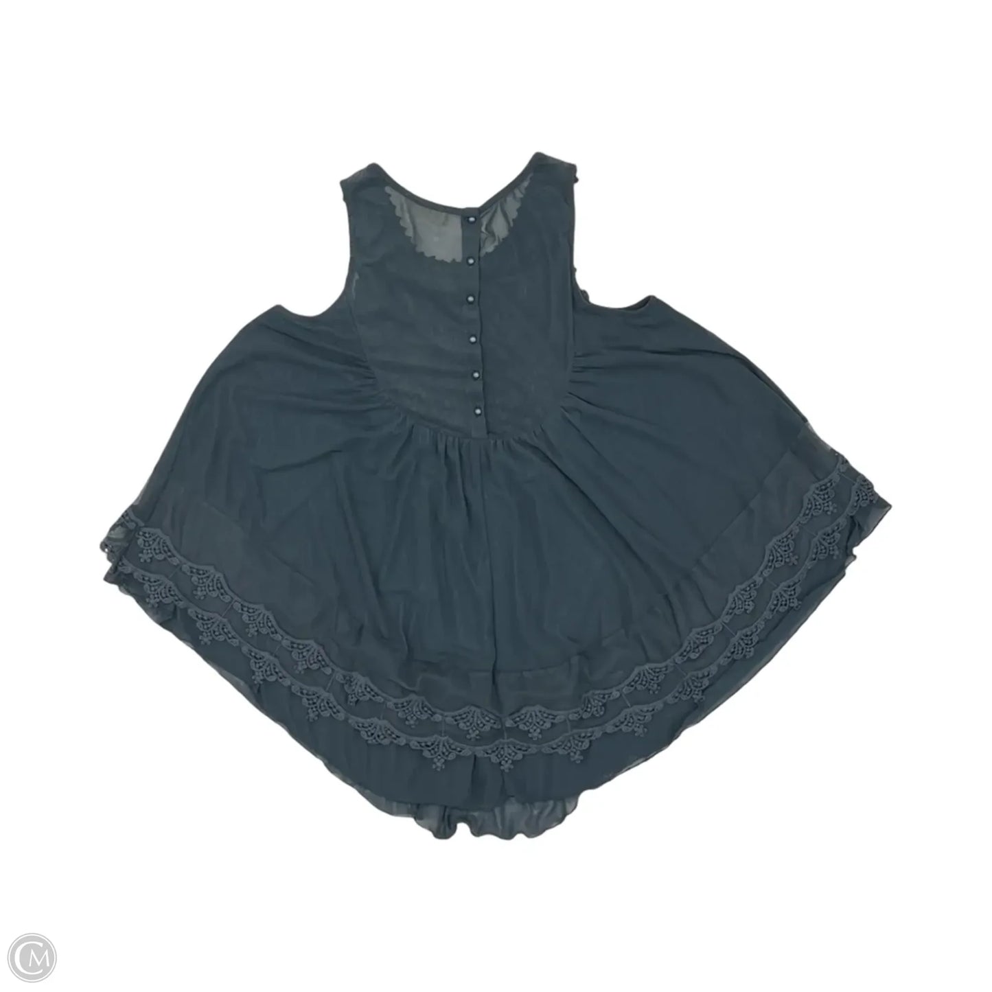 Blouse Sleeveless By Altard State In Grey, Size: M