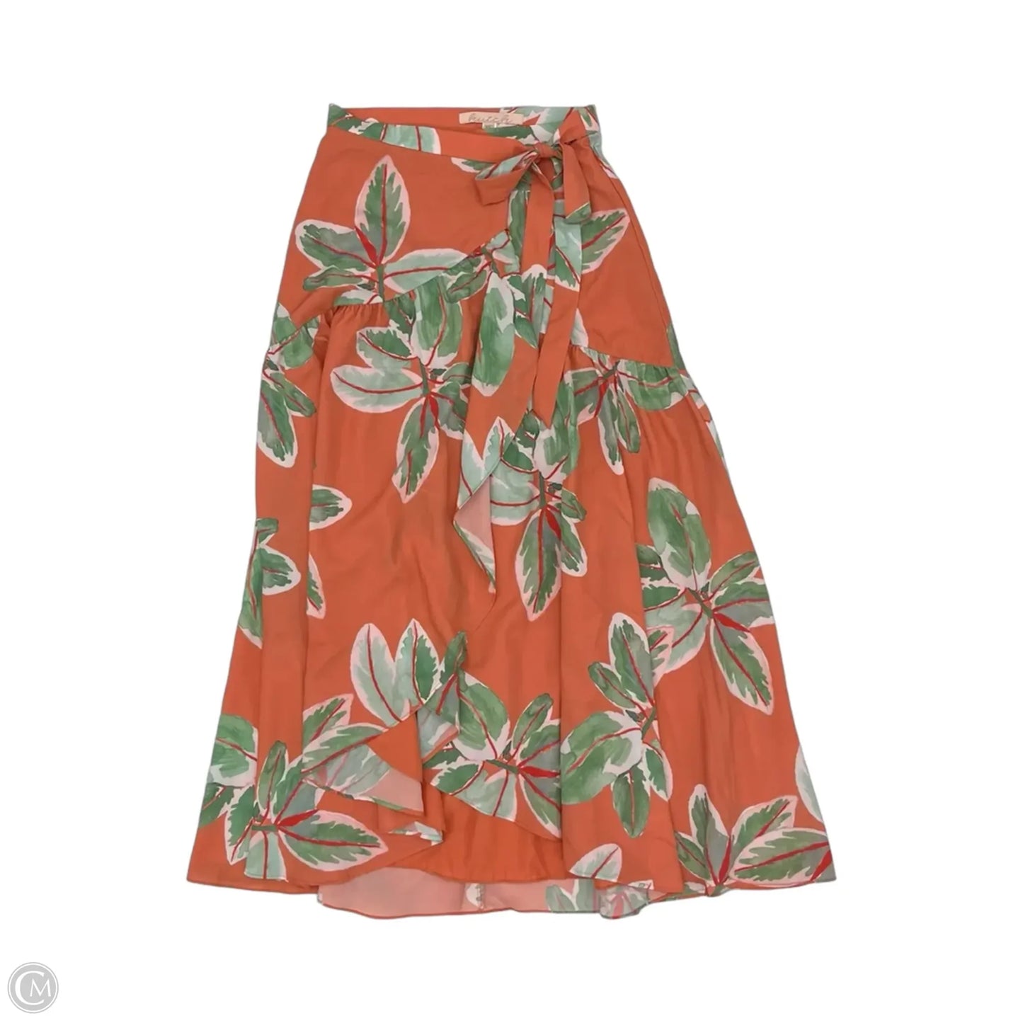 Skirt Midi By Clothes Mentor In Floral Print, Size: Xs