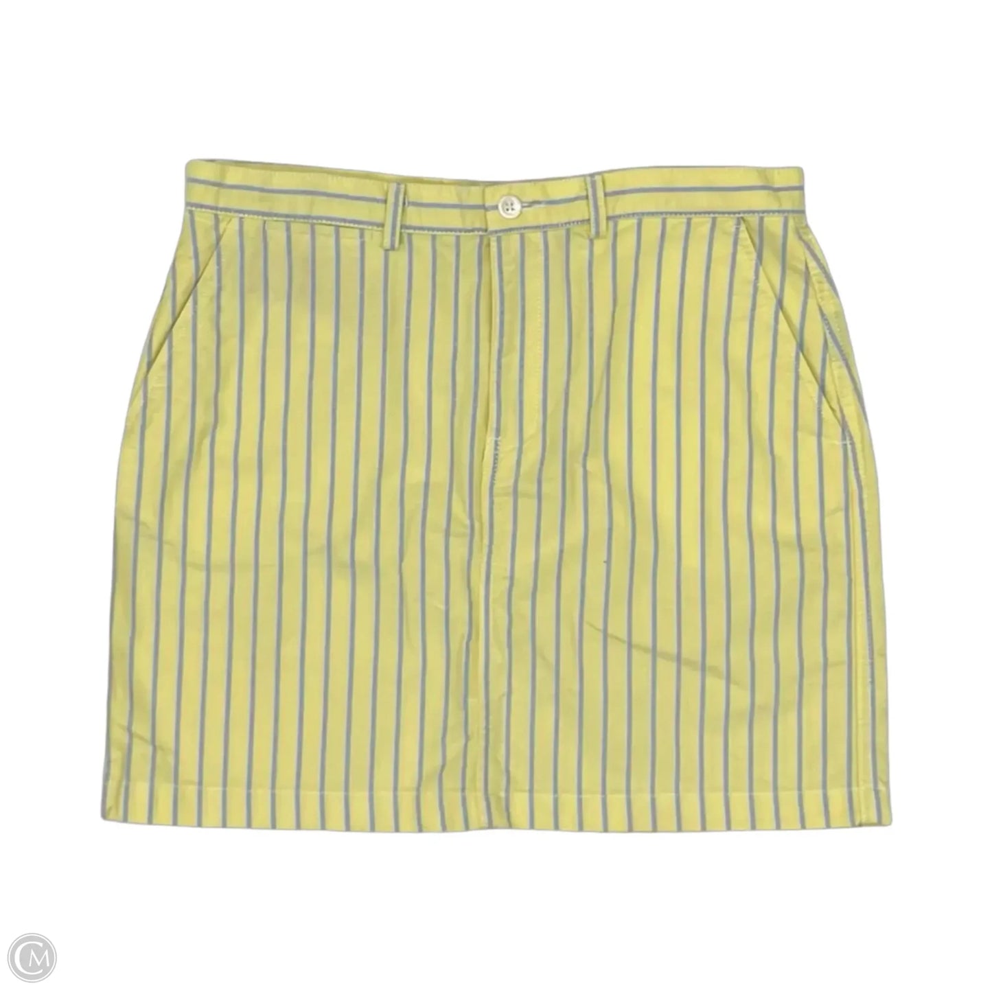Skirt Mini & Short By Ralph Lauren In Blue & Yellow, Size: 6