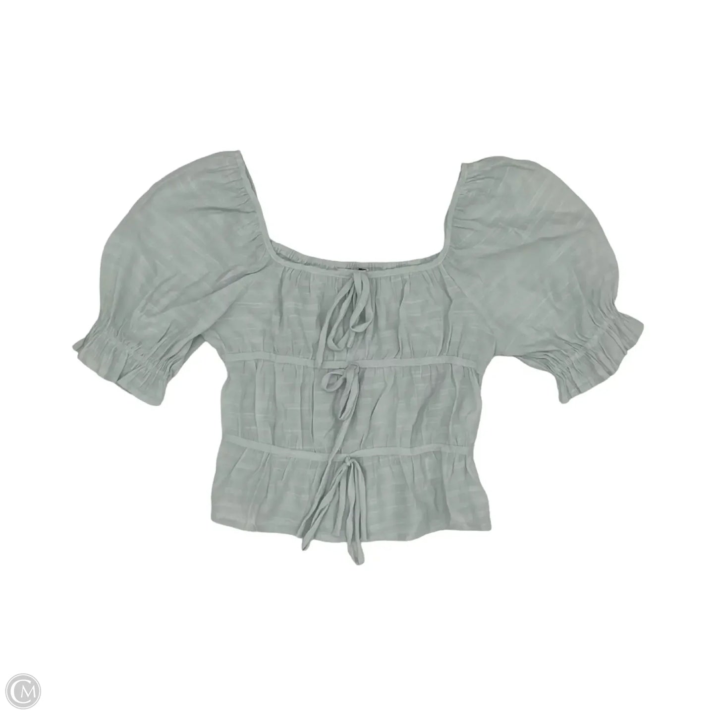 Blouse Short Sleeve By Hyfve In Green, Size: S