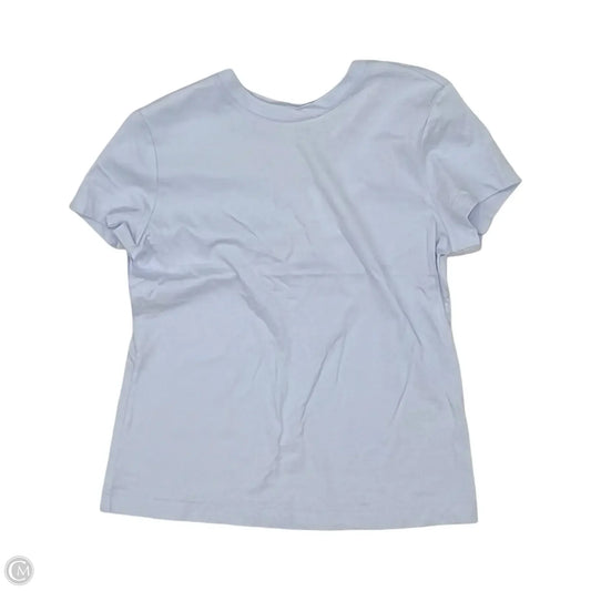 Top Short Sleeve By Banana Republic In Blue, Size: S