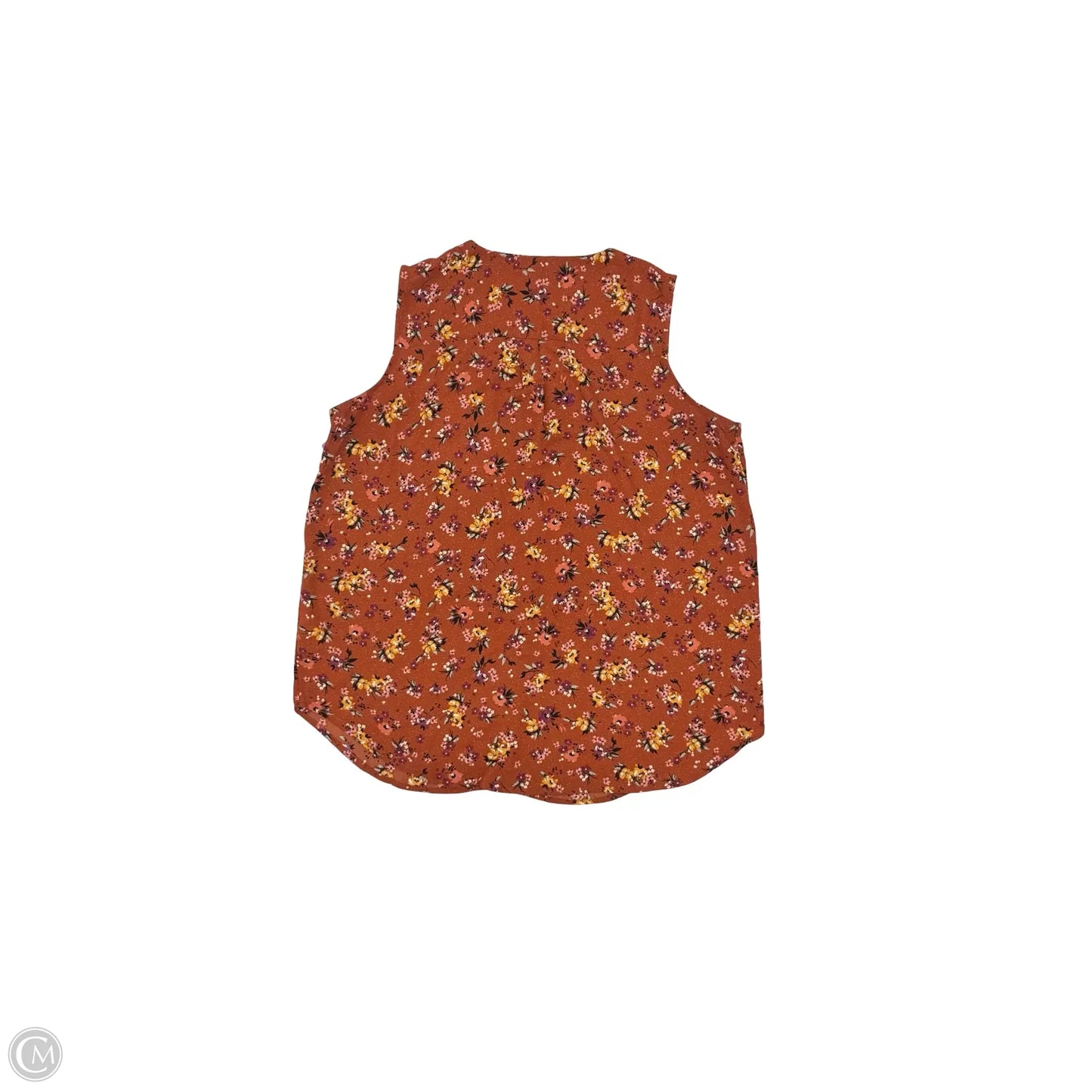 Blouse Sleeveless By Maurices In Floral Print, Size: Xl