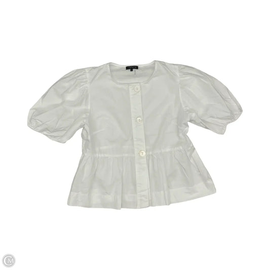 Blouse Short Sleeve By 1.state In White, Size: L