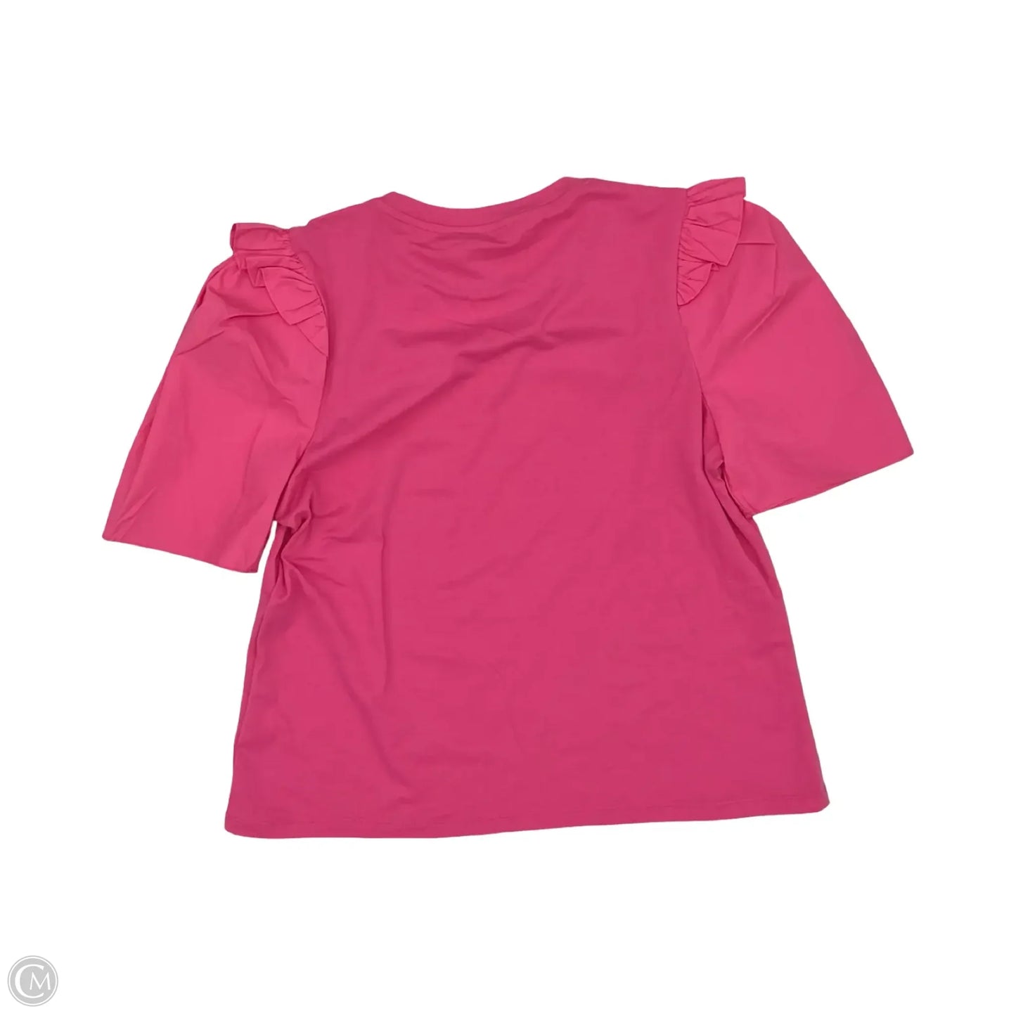 Blouse Short Sleeve By English Factory In Pink, Size: M