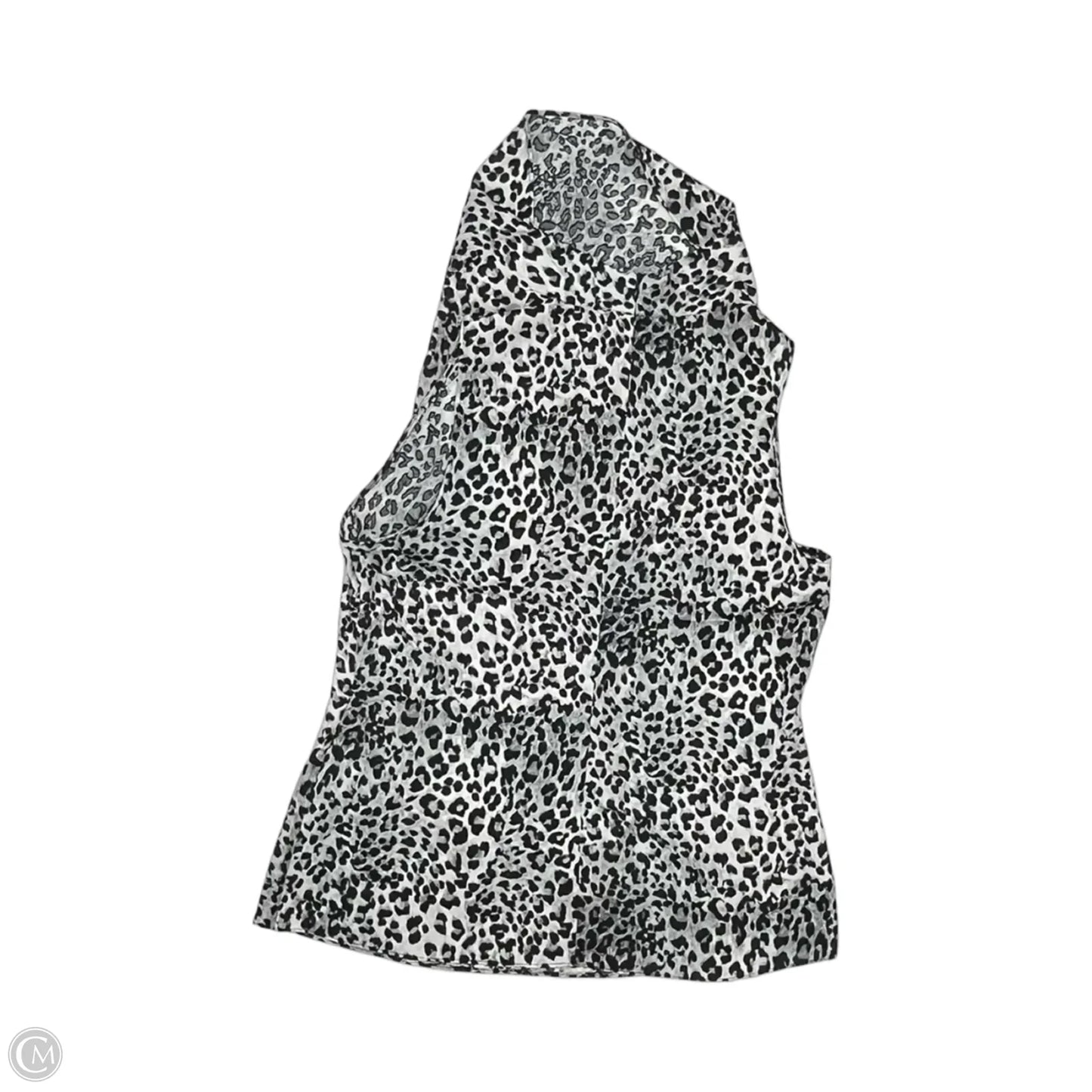 Blouse Sleeveless By Rachel Roy In Black & Grey, Size: M