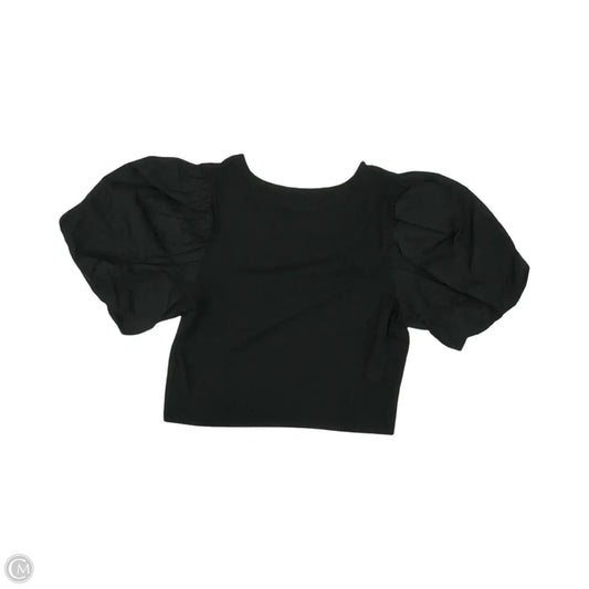 Top Short Sleeve By A New Day In Black, Size: M