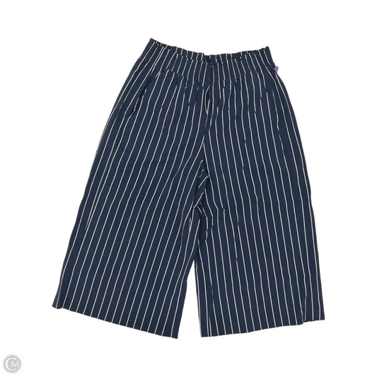 Athletic Pants By Lululemon In Blue & Cream, Size: L