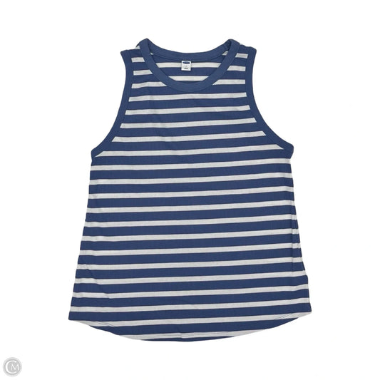 Tank Top By Old Navy In Blue & Cream, Size: L