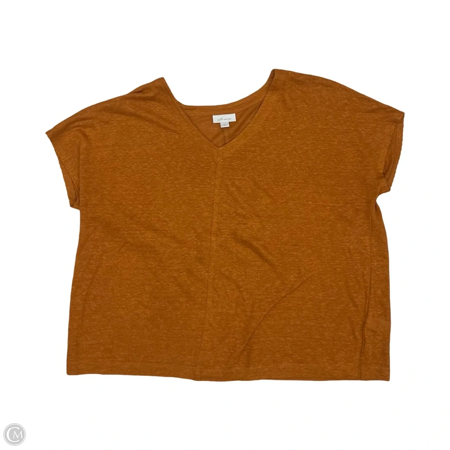 Top Short Sleeve By J. Jill In Orange, Size: Xs