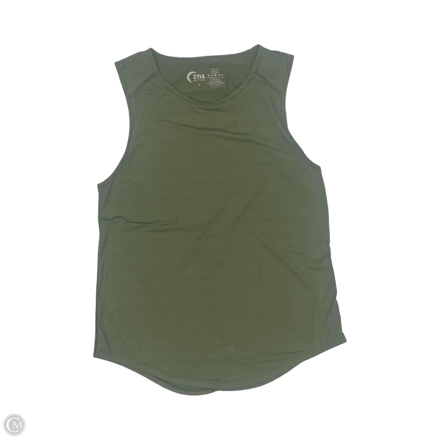 Athletic Tank Top By Zyia In Green, Size: S