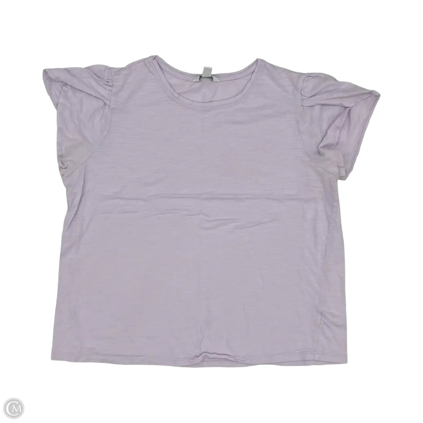 Top Short Sleeve By Nine West In Purple, Size: Xl
