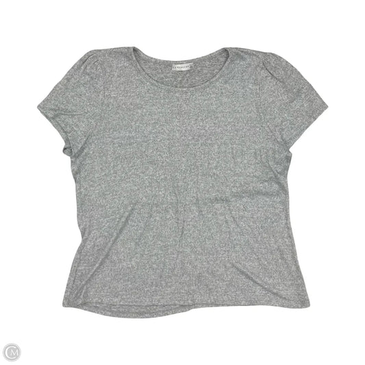 Top Short Sleeve By Retrology In Grey, Size: Xl