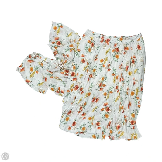 Skirt Set 2pc By Torrid In Floral Print, Size: 4x