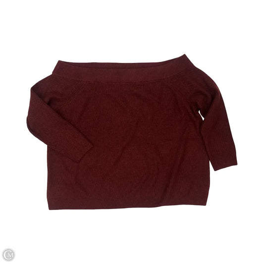 Sweater By Lane Bryant In Red, Size: 4x