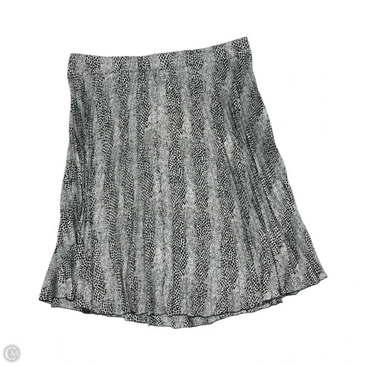 Skirt Midi By Lane Bryant In Black & White, Size: 3x