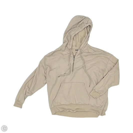 Sweatshirt Hoodie By Aerie In Tan, Size: S