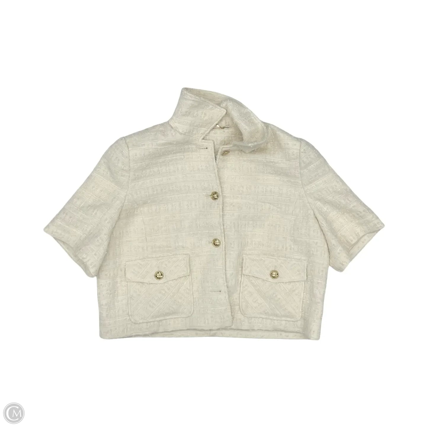 Blazer By Chicos In Cream, Size: Xl