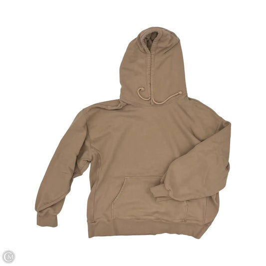 Sweatshirt Hoodie By Tna In Brown, Size: 2x