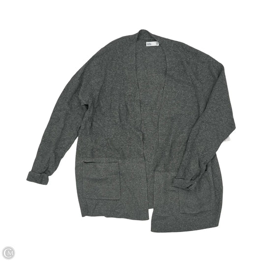 Sweater Cardigan By Croft And Barrow In Grey, Size: Xxl