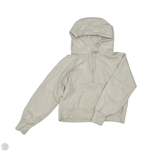 Sweatshirt Hoodie By Aerie In Tan, Size: S