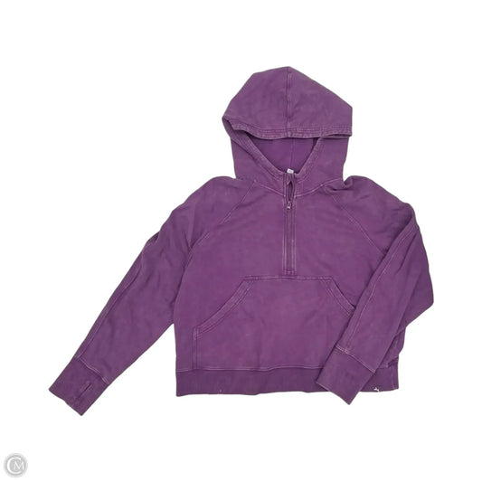 Sweatshirt Hoodie By Joy Lab In Purple, Size: L
