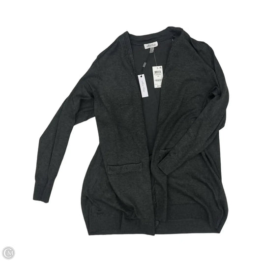 Cardigan By Melissa Paige In Grey, Size: 2x
