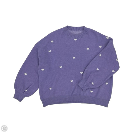 Sweater By Cmf In Purple, Size: Xxl