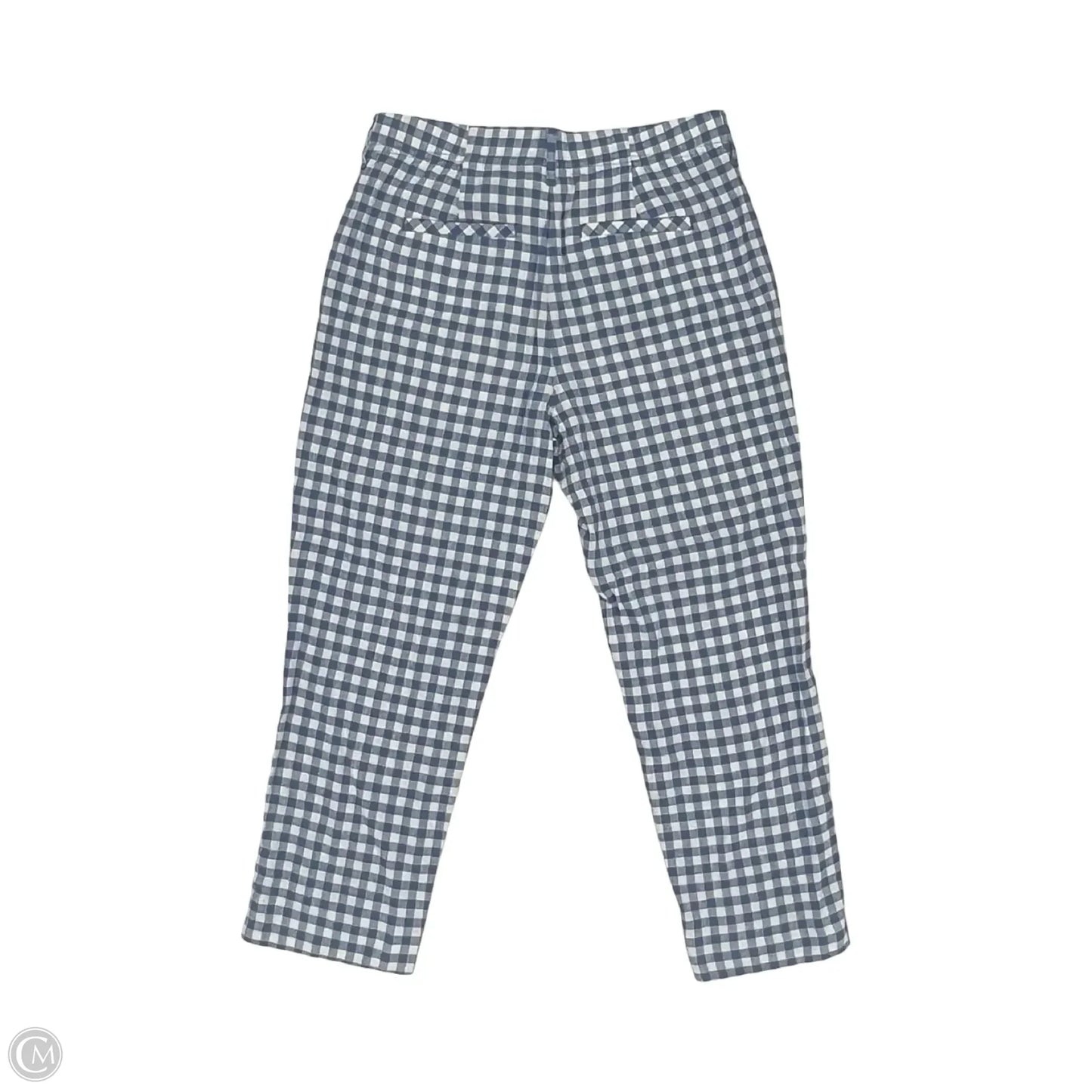 Pants Linen By J. Jill In Blue & Cream, Size: Xsp