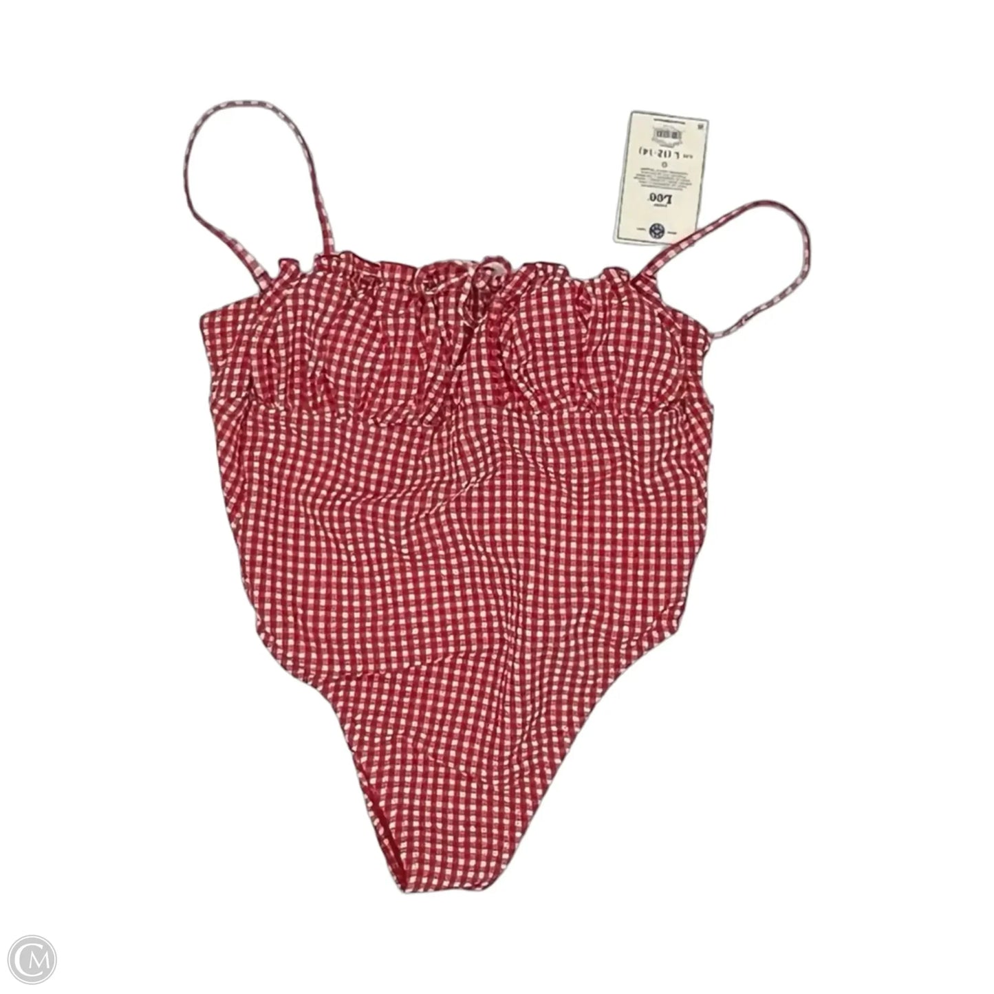 Swimsuit By Lee In Red & White, Size: L