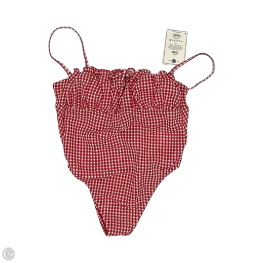 Swimsuit By Lee In Red & White, Size: L