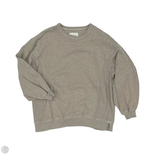 Sweatshirt Crewneck By Aerie In Tan, Size: Xs