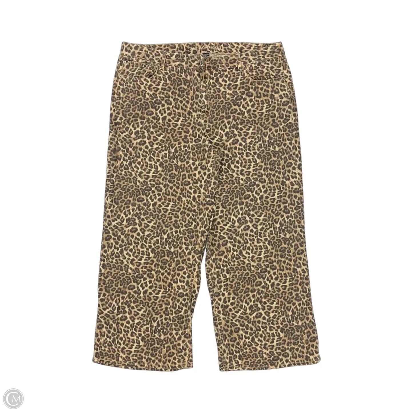 Pants Wide Leg By American Eagle In Leopard Print, Size: 20