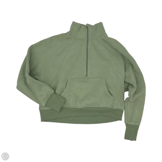 Sweatshirt Collar By Clothes Mentor In Green, Size: L