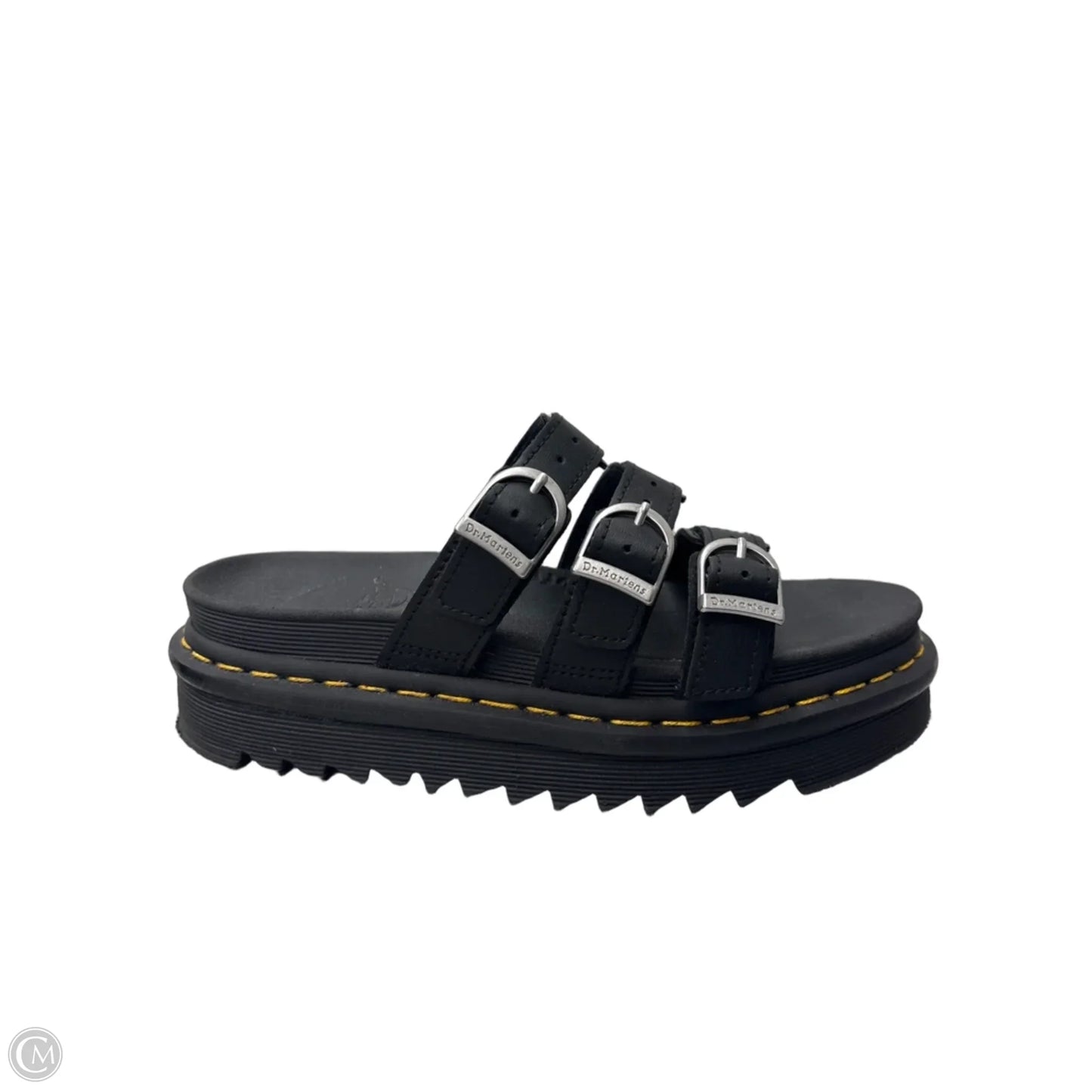 Sandals Flats By Dr Martens In Black, Size: 6