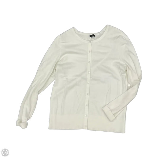 Cardigan By Talbots In White, Size: L