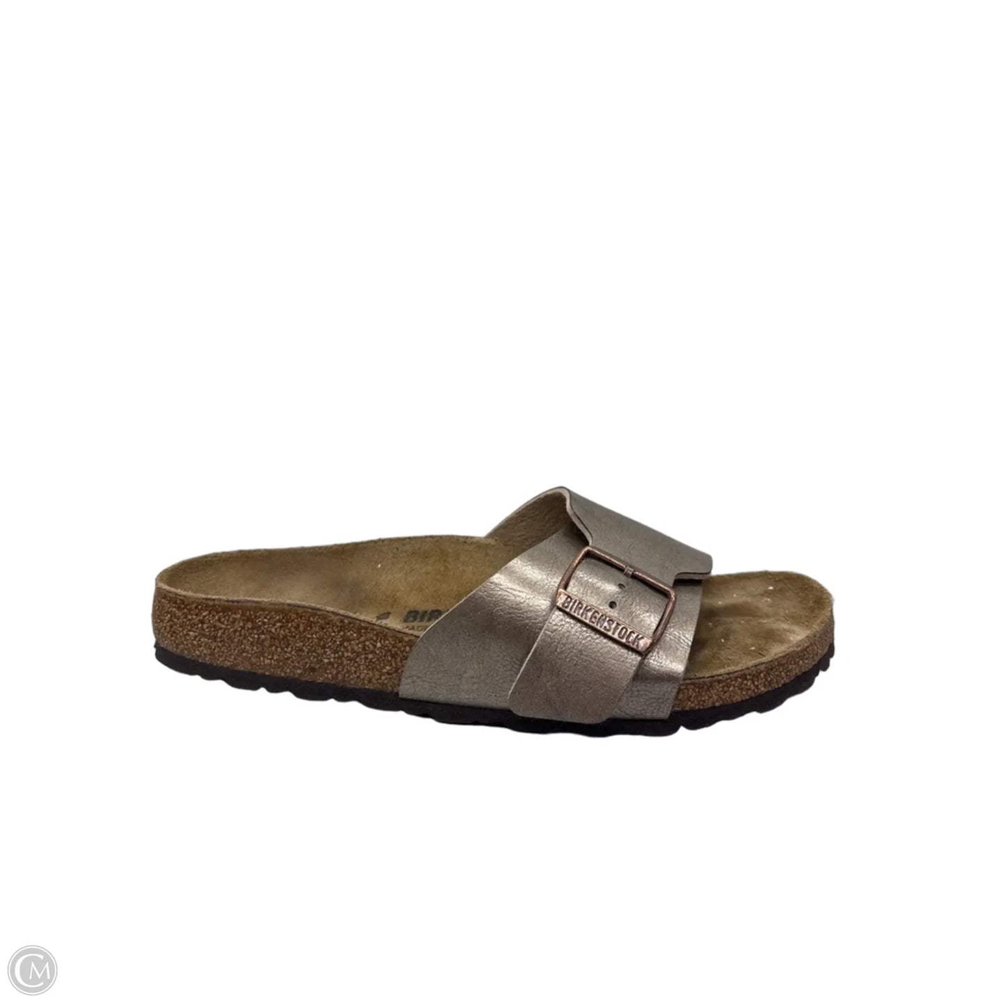 Sandals Flats By Birkenstock In Bronze, Size: 8