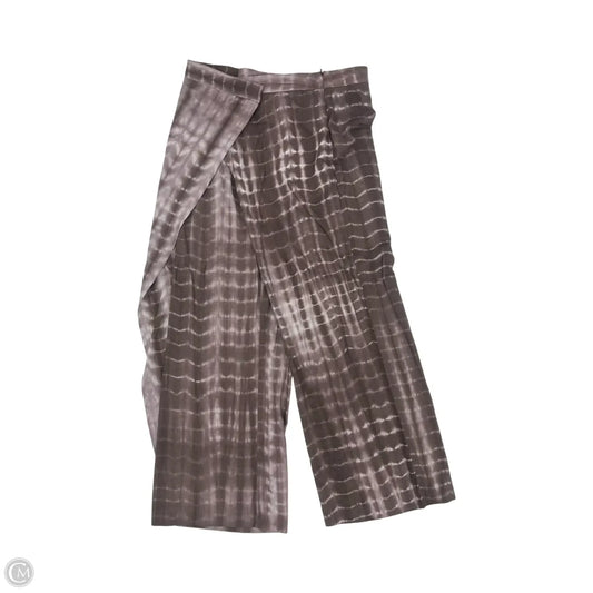Pants Wide Leg By Zara In Brown & Cream, Size: Xl