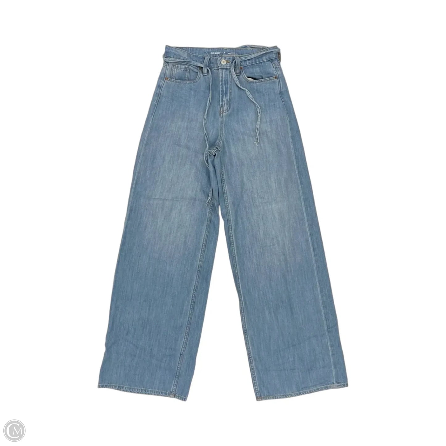 Jeans Wide Leg By Old Navy In Blue Denim, Size: 2l