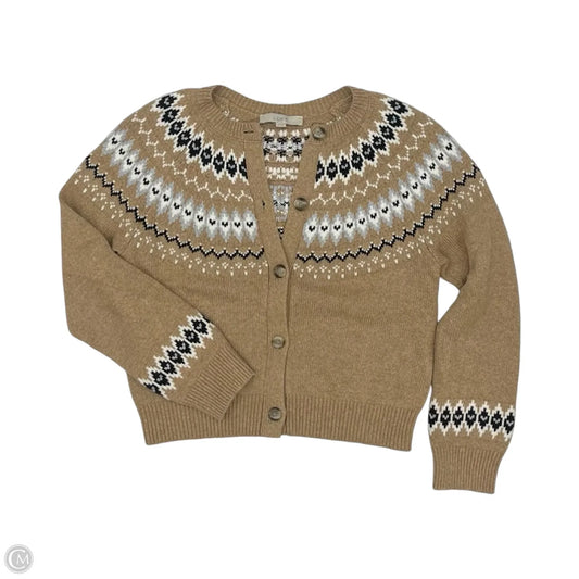 Sweater Cardigan By Loft In Multi-colored, Size: Xs