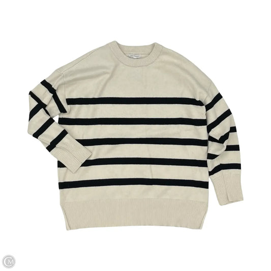 Sweater By Blu Pepper In Black & Tan, Size: L