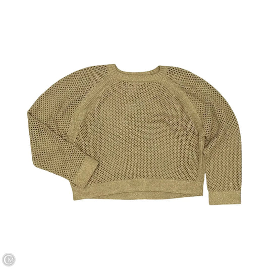 Sweater By Loft In Gold, Size: Xl