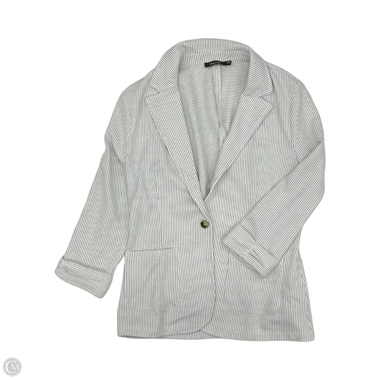 Blazer By Doe & Rae In Black & Cream, Size: L