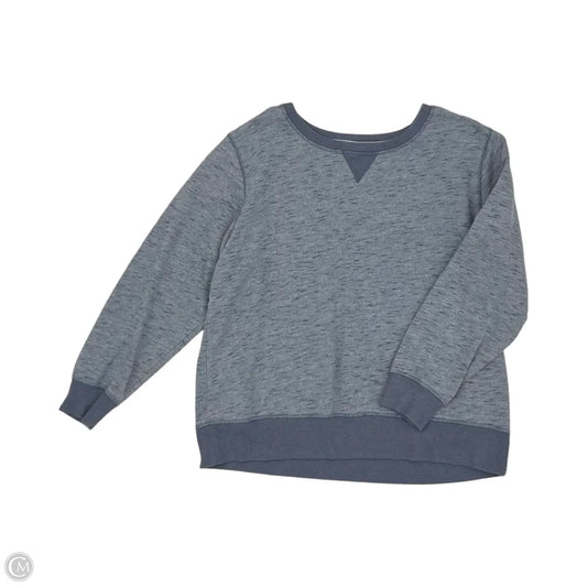 Sweatshirt Crewneck By Mta Sport In Blue, Size: 1x