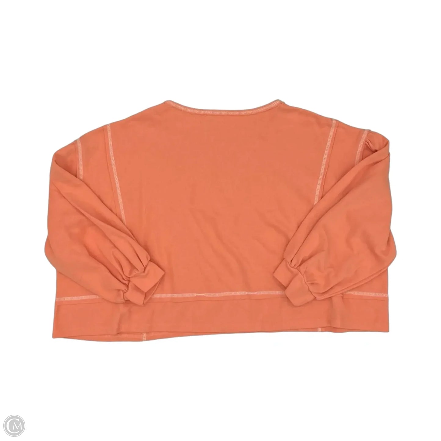 Top Long Sleeve By She + Sky In Orange, Size: L