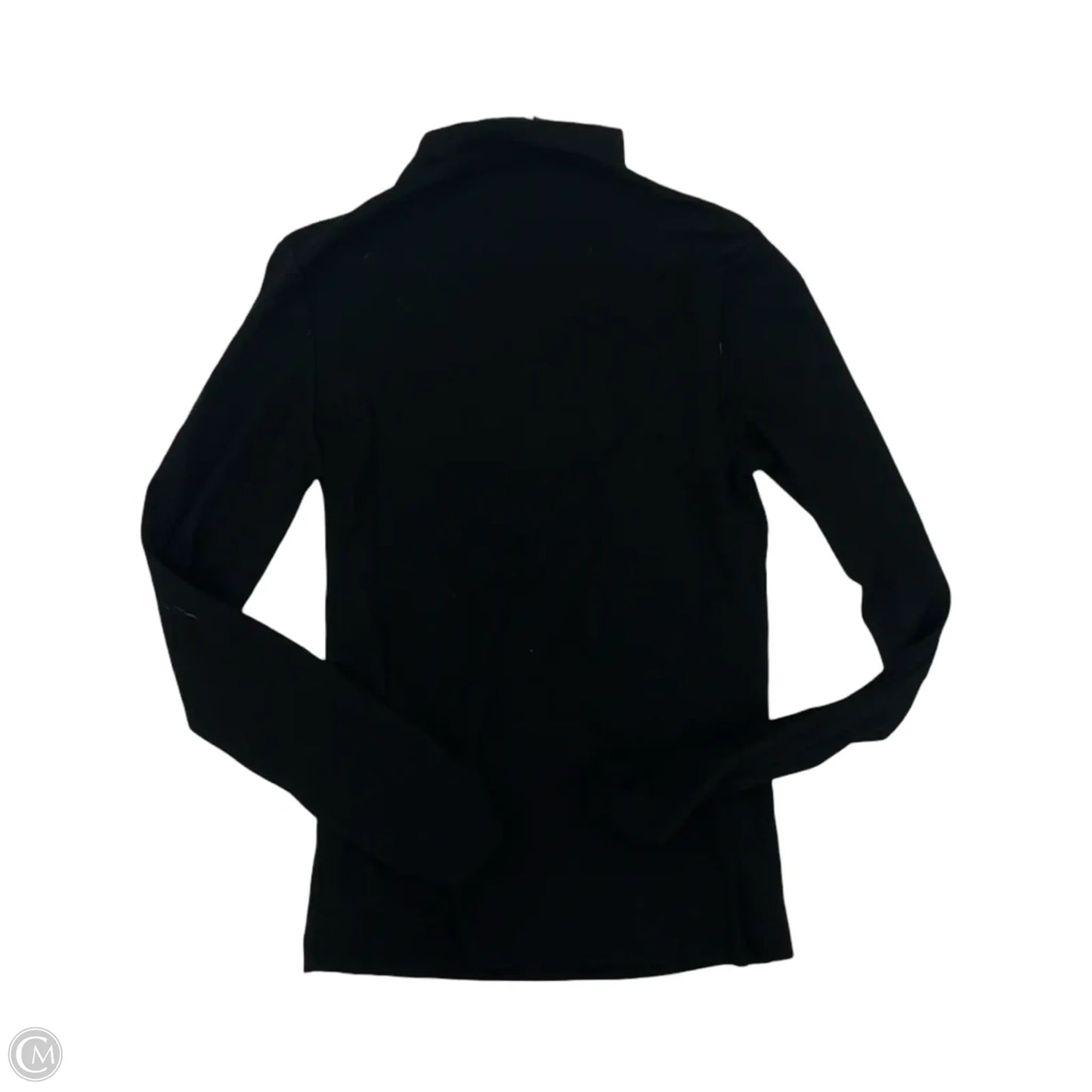 Top Long Sleeve By H&m In Black, Size: S