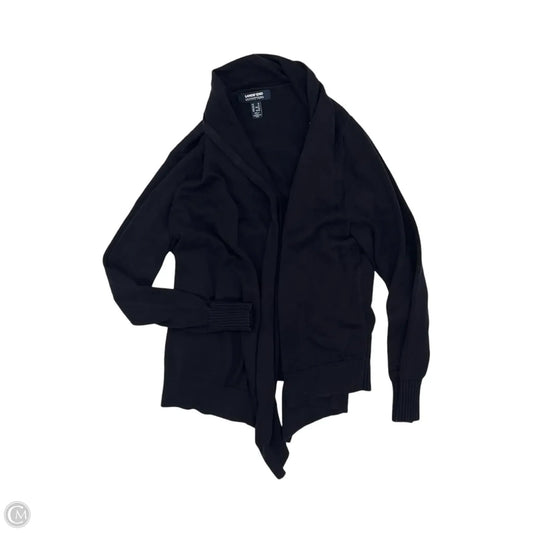 Sweater Cardigan By Lands End In Navy, Size: 1x